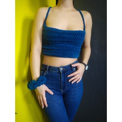  Bağcıklı Crop Top