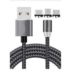 x-cable Mıknatıslı Çok Uçlu Usb Kablosu Ligthning/Micro/TYPE-C 