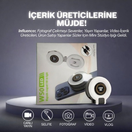 W50 TRİPOD SELFİE LED IŞIK