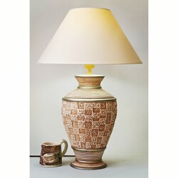 Orhun Abajur, Table Lamp, Yükseklik h60 x Çap Ø40 cm
