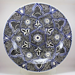Çini tabak, Milet işi, Ø28,5 x h5,0 cm