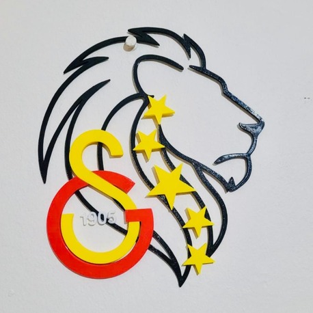 Galatasaray 5 Yıldızlı Duvar Süsü