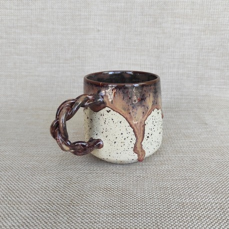 Örgü Kulplu Stoneware Mug