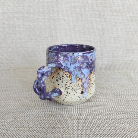 Örgü Kulplu Stoneware Mug