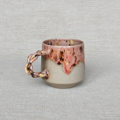 Örgü Kulplu Stoneware Mug