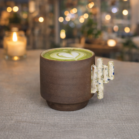 Sculptural Stoneware Mug