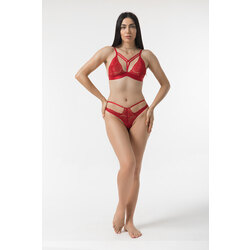 Ip detaylı dantel bralet takım