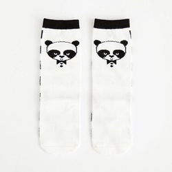 Panda yüzü çorap