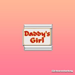 Daddy's Girl İtalyan Charm