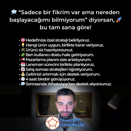 İlk Dijital Ürününü Oluştur