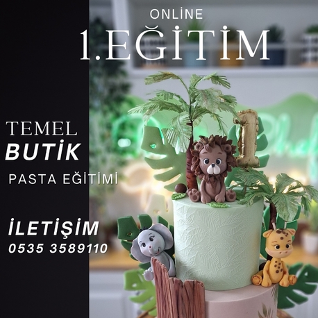 1 .TEMEL BUTİK PASTACILIK & FİGÜR EĞİTİMİ 