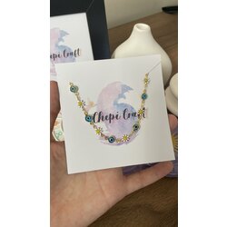 NAZAR BONCUKLU PAPATYA KOLYE 