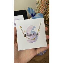 İNCİLİ KELEBEK KOLYE 