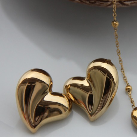 Heart Küpe | Çelik
