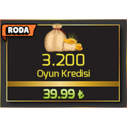 RODA - 3.200 Oyun Kredisi