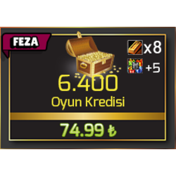 FEZA - 6.400 Oyun Kredisi + Hediyeler