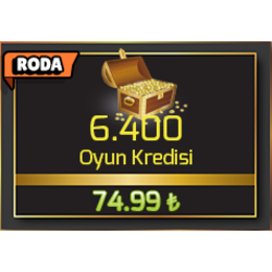 RODA - 6.400 Oyun Kredisi
