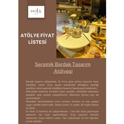Seramik Bardak Tasarım Atölyesi 