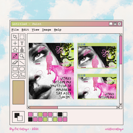 Reflected Noise (2025) - Chillies Digital Collage 