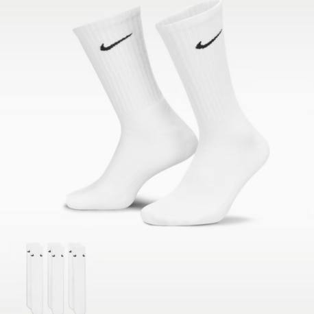 Nike Cushioned Crew Antrenman Çorapları (3 Çift)
