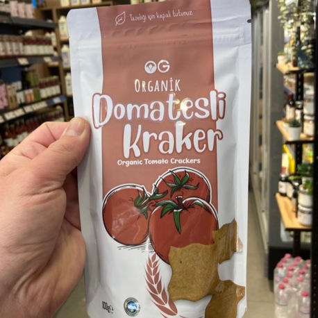 Organik Domatesli Kraker 100 gr