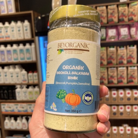 Beyorganik Organik Brokoli, Balkabak İrmik 350 gr