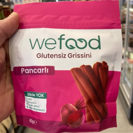 Glutensiz Pancarlı Grissini 40g