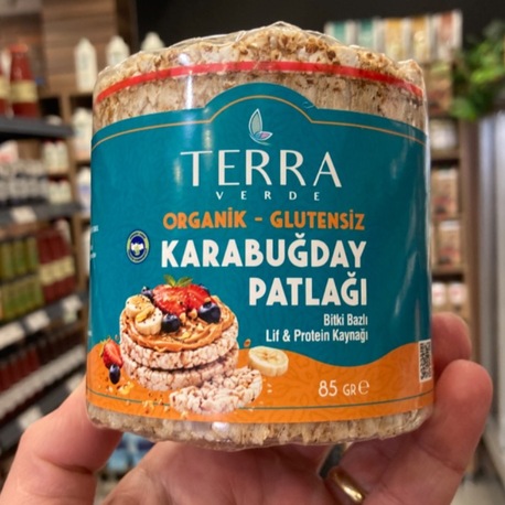 Organik Glutensiz Karabuğday Patlağı 85 gr