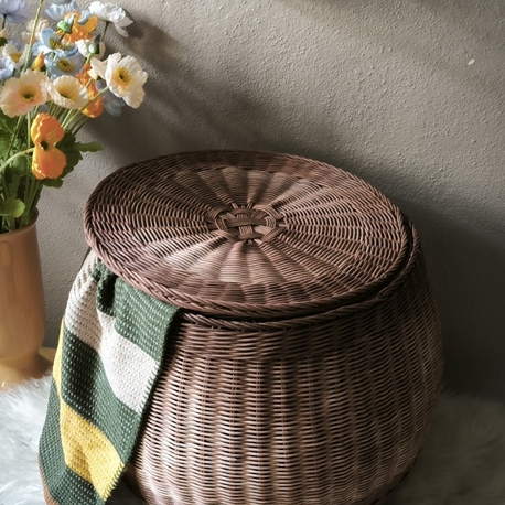 Rattan büyük boy sepet.