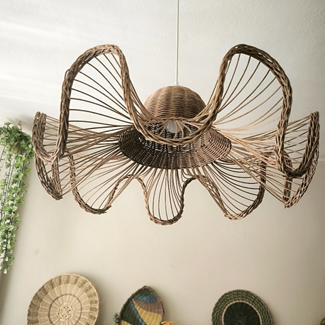 Rattan avize
