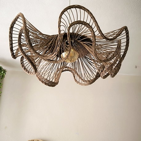 Rattan avize