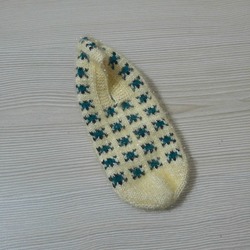 Yeşil Desenli Patik