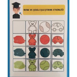 Renk ve Şekil Eşleştirme 