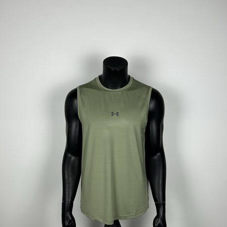 Astana Khaki Performance Sleeveless T-shirt  |  1031