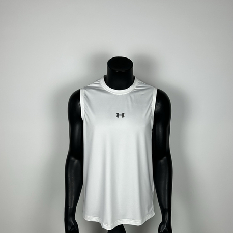 Astana White Performance Sleeveless T-shirt  |  1031