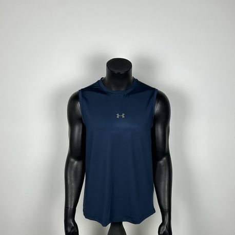 Astana Dark Blue Performance Sleeveless T-shirt  |  1031