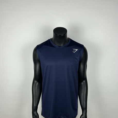 Arena Dark Blue Performance Sleeveless T-shirt  |  1031