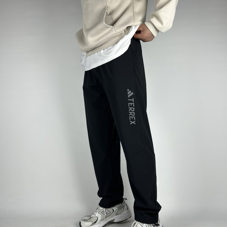 Lapua  Black Baggy Fresh Fabrics Sweatpants  |  1038