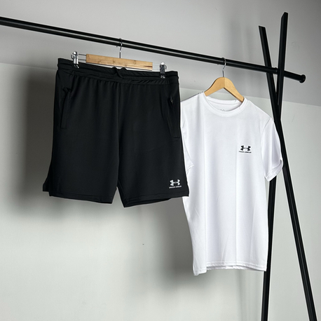 Sharpe Black Micro Shorts & Snug Performance T-shirt |  1033