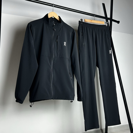 Hogu Black Micro Stretch Tracksuit |  9630