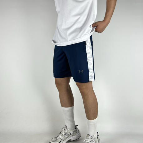 H5 Shape White & Dark Blue Shorts  |  1020