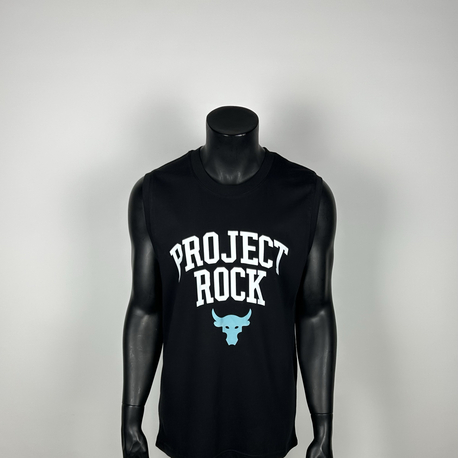 Goyang Black Regular Cotton Sleeveless T-shirt  |  1099
