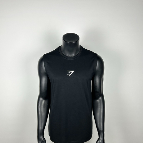 Tinka Black Performance Sleeveless T-shirt  |  1031