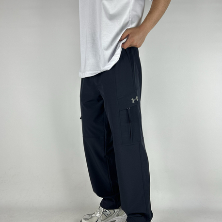 Ruin Dark Blue Baggy Fresh Fabrics Sweatpants  |  1038