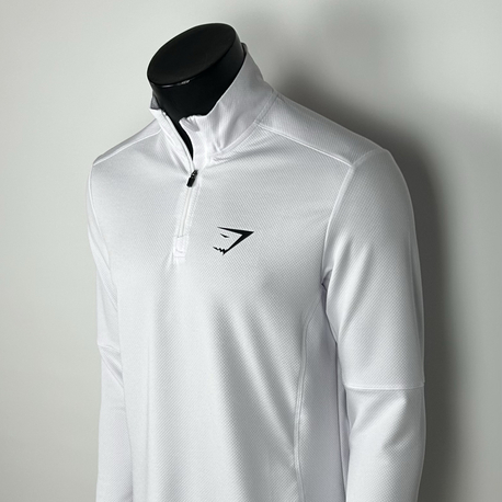 Vomero V30 White  Half-Zip Sweatshirt |  3360