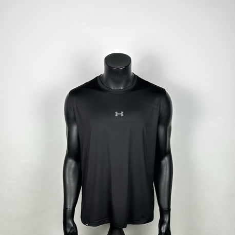 Cuenca Black Performance Sleeveless T-shirt  |  1031