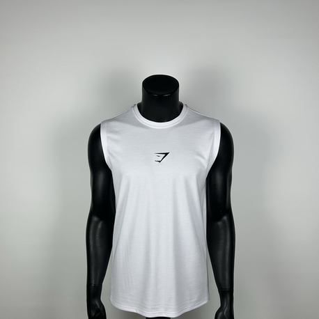 Tinka White Performance Sleeveless T-shirt  |  1031
