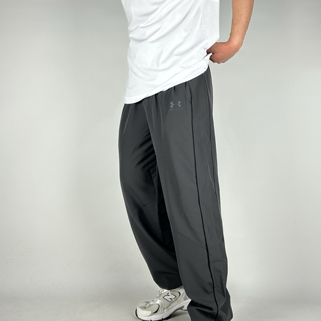 Wide Anthracite Baggy Fresh Fabrics Sweatpants | 1038