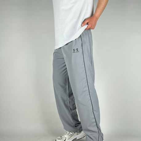 Wide Grey Baggy Fresh Fabrics Sweatpants | 1038