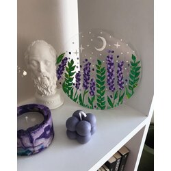 daire 15 cm cam pleksi kişisel tasarım
